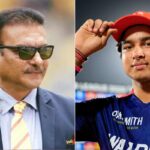 Vaibhav hits a huge six to Shastri