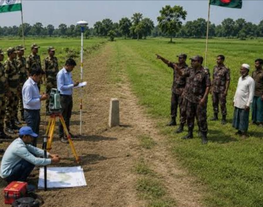 ভারত-বাংলাদেশ সীমান্তে বিএসএফের একক বেড়া প্রকল্পে গতি, মেখলিগঞ্জের ১৯ মৌজার জমির দাবিদারদের খুঁজছে প্রশাসন