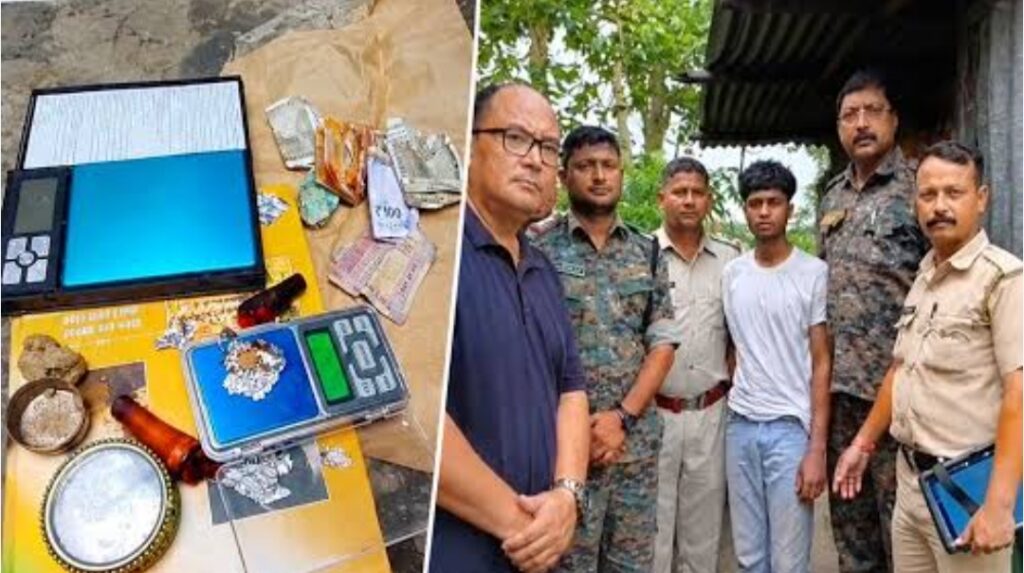 কোচবিহারে ব্রাউন সুগারসহ যুবক গ্রেফতার, ম্যাজিস্ট্রেটের উপস্থিতিতে তল্লাশি