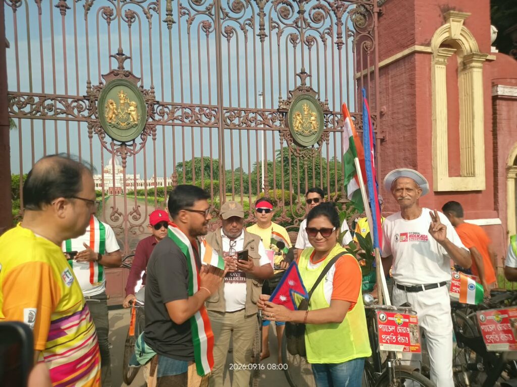 কোচবিহারে ভারত–নেপাল মৈত্রী সাইকেল যাত্রা, অংশ নিলেন নেপালের ১৩ প্রতিনিধি