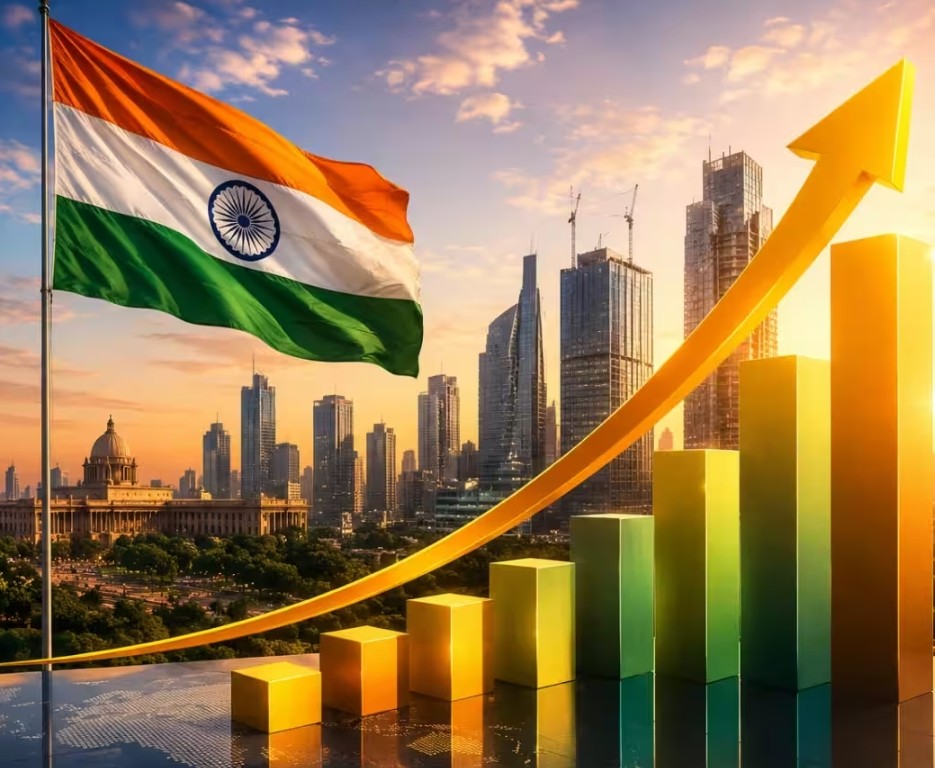 ২০২৬-২৭ অর্থবছরের প্রথম ত্রৈমাসিকে ভারতের GDP প্রবৃদ্ধি ৭.৮%। পরিষেবা ও রপ্তানি খাতের শক্তিশালী পারফরম্যান্সের প্রশংসা করেছে IMF।