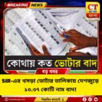 SIR-এর খসড়া ভোটার তালিকায় ১৩.৩৭ কোটি নাম বাদ, দিল্লি-মহারাষ্ট্রে বড় পরিবর্তন