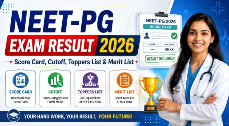 NEET PG 2026 Result: ৩০ সেপ্টেম্বরের মধ্যে ফল, জানুন কাট-অফ ও রেজাল্ট ডাউনলোডের নিয়ম