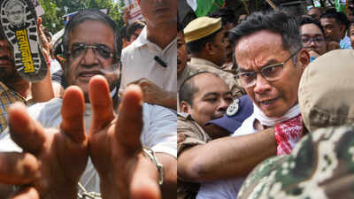 SIR নিয়ে দেশজুড়ে কংগ্রেসের বিক্ষোভ, দিল্লিতে ব্যারিকেড; অসমে আটক গৌরব গগৈ